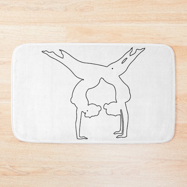 Item preview, Plain Women Handstand Yoga Stencil designed and sold by StencilGifts.