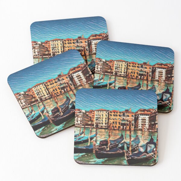 Item preview, Venice Gondolas and Grand Canal Lockdown Quarantine designed and sold by LunarSeaArt.