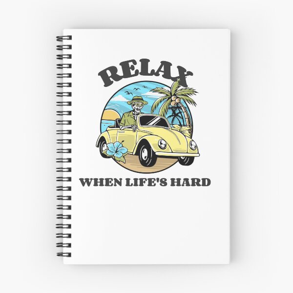 Item preview, Relax When Life's Hard - summer vibe skeleton designed and sold by GLwithUs.