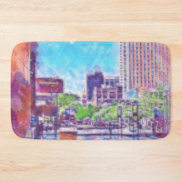 Item preview, Denver 16th Street Mall In Pastel designed and sold by KirtTisdale.