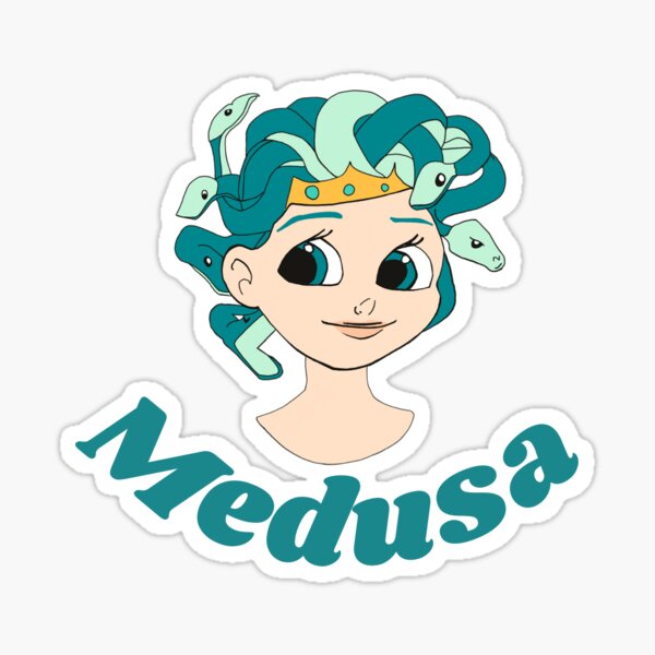 Young Medusa Sticker