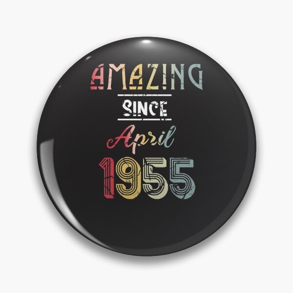 Item preview, Vintage Amazing Since April 1955 , Retro April Birthday , Born In 1955 , Funny Gift Ideas for Birthday designed and sold by biigshow.