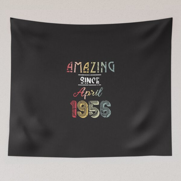 Item preview, Vintage Amazing Since April 1956 , Retro April Birthday , Born In 1956 , Funny Gift Ideas for Birthday designed and sold by biigshow.