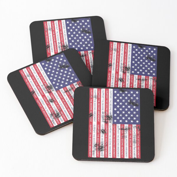 Item preview, Vintage USA Flag Design - Distressed American Flag - Support the Second Amendment - Political Protest Flag designed and sold by FOGODesigns.