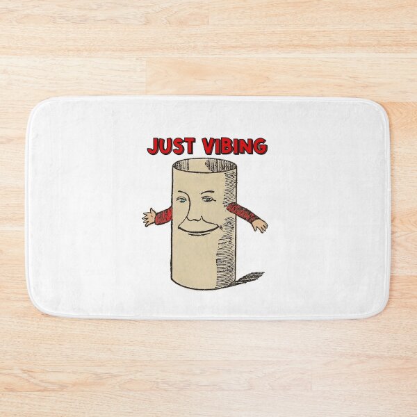 Item preview, Just vibing stupid layed back toilet roll man designed and sold by Captain-Jackson.