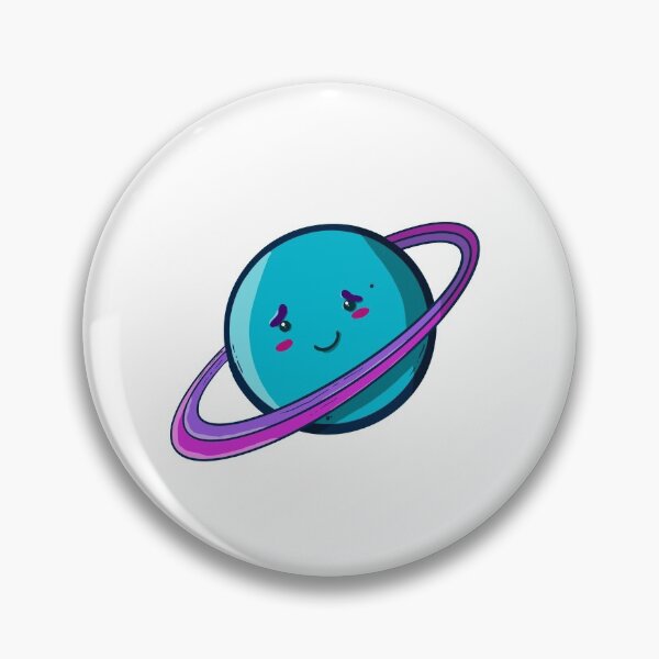 Item preview, Kawaii Saturn - かわいい designed and sold by BakeomonoBanana.