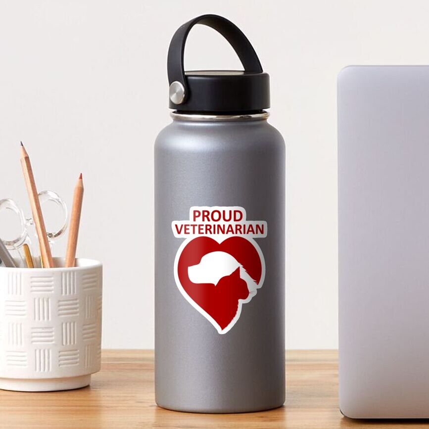 Proud Veterinarian Sticker