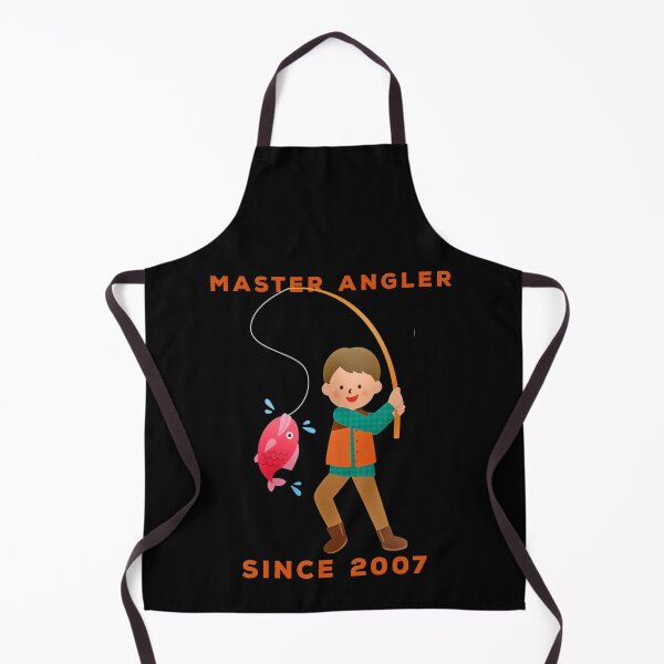 Item preview, Master Angler Since 2007 Boy With a Fish designed and sold by KeysTreasures.