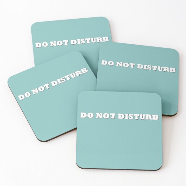 Item preview, DO NOT DISTURB text || written message  designed and sold by RominaMD.