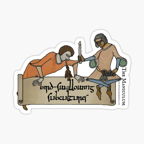 Bird Swallowing Subcultures Sticker