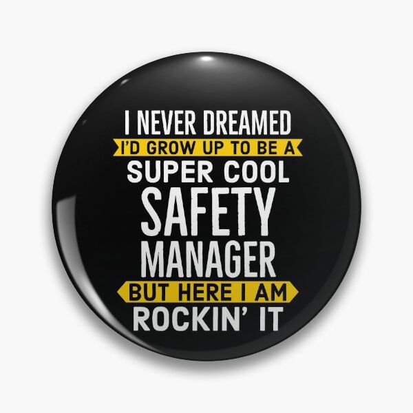 Item preview, Super Cool Safety Manager designed and sold by AwesomeWorld1.