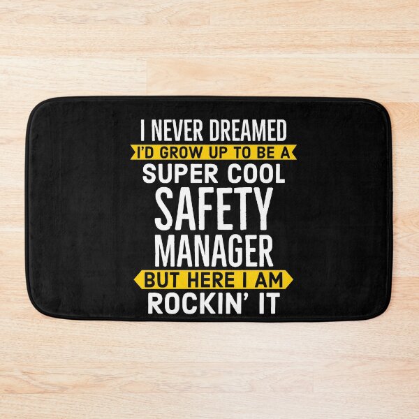 Item preview, Super Cool Safety Manager designed and sold by AwesomeWorld1.