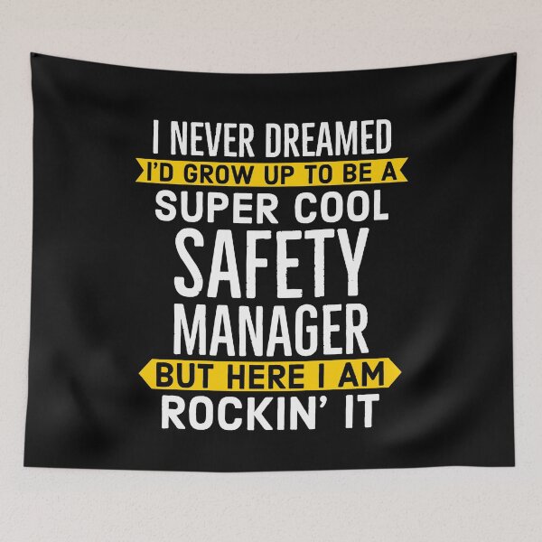 Item preview, Super Cool Safety Manager designed and sold by AwesomeWorld1.