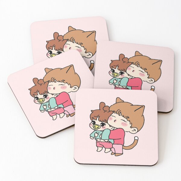 Item preview, BTS Jungkook and Yoongi / JK & Suga designed and sold by Veronica Kostyuk.