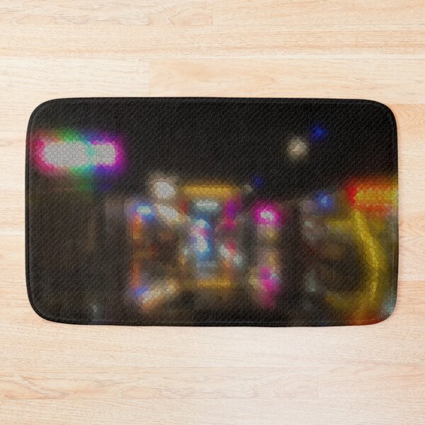 Item preview, Rainy Midnight Night Market In Taiwan Mosaic designed and sold by viqysarthouse.