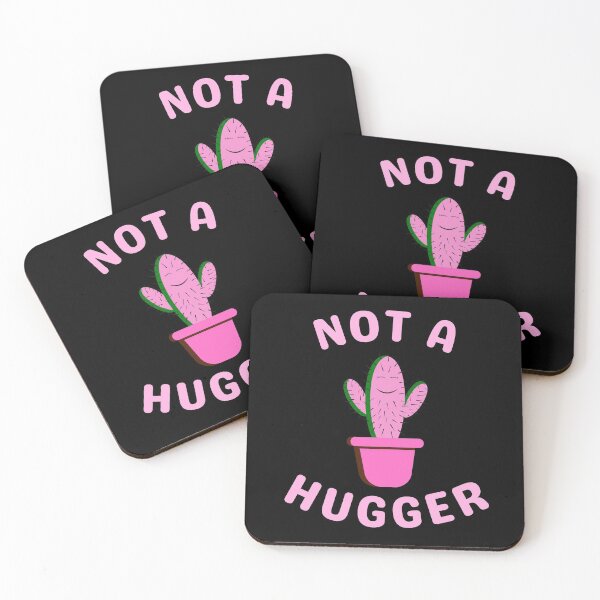 Item preview, Not A Hugger Pink Cactus Funny designed and sold by pinkfantasy.