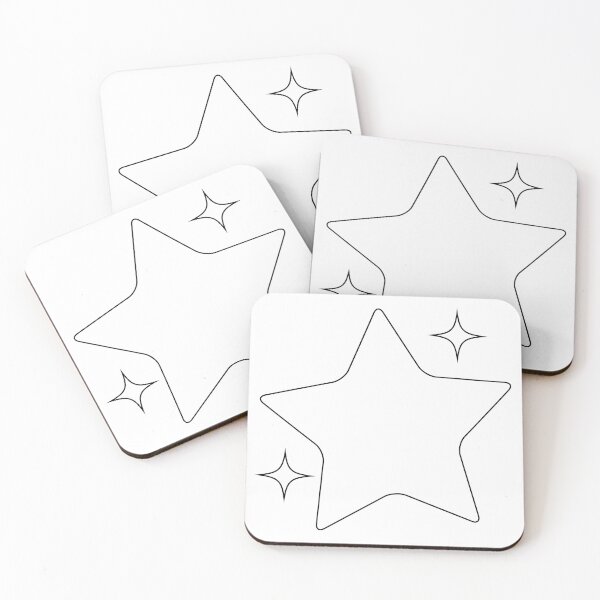 Item preview, Plain Stars Stencil  - Diy Color Me In designed and sold by StencilGifts.
