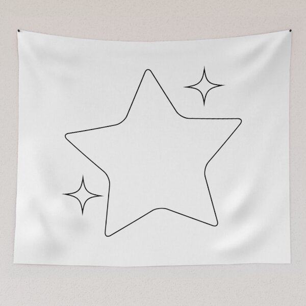 Item preview, Plain Stars Stencil  - Diy Color Me In designed and sold by StencilGifts.