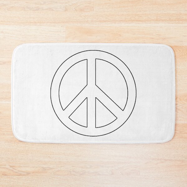 Item preview, Plain Peace Symbol Color me In Stencil  - Diy Color Me In designed and sold by StencilGifts.