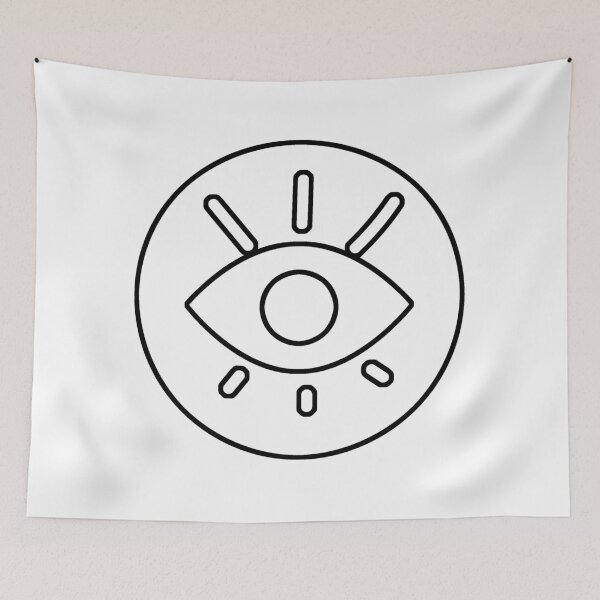 Item preview, Plain Open Eye Stencil - Diy Color Me In designed and sold by StencilGifts.