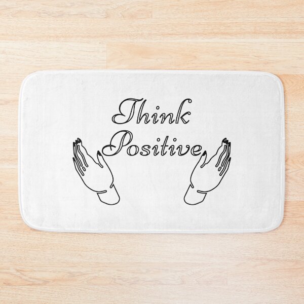 Item preview, Plain Think Positive Stencil- Diy Color Me In designed and sold by StencilGifts.