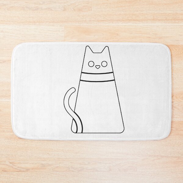 Item preview, Plain Cute Cat Stencil - Diy Color Me In designed and sold by StencilGifts.