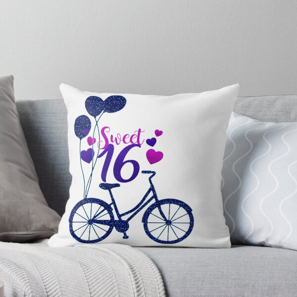 Item preview, Sweet Sixteen - Blue Glitter Bicycle designed and sold by sgmydesigns.
