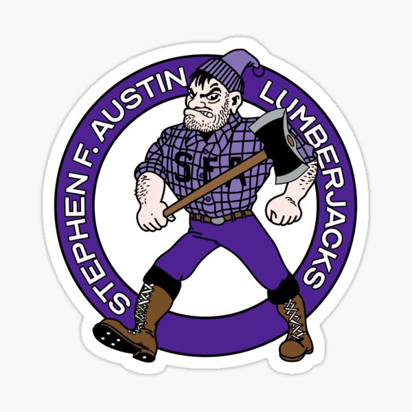 SFA Lumberjacks Sticker For Sale By Jacob Conner Redbubble