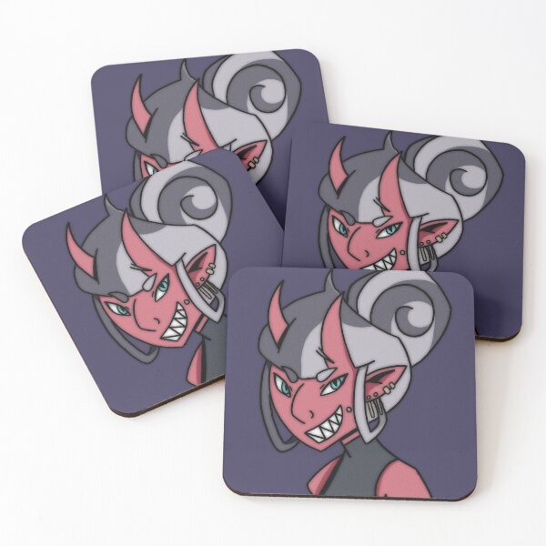 Item preview, Cartoon Smirking Devil Woman designed and sold by DoodleCollect.