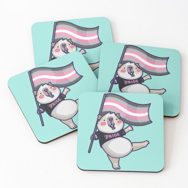 Item preview, Guinea Pig Pride: Demigirl designed and sold by Pigapalooza.