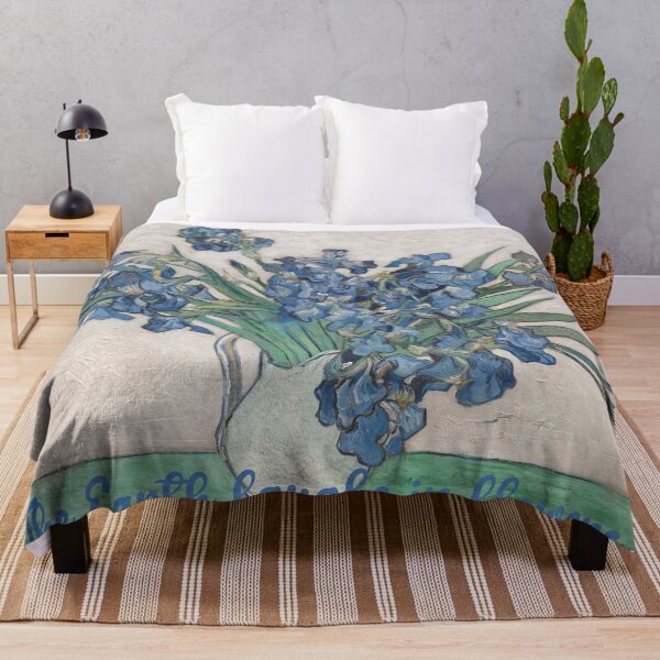 Item preview, The Earth Laughs In Flowers. Irises. designed and sold by luvmhykdesigns.