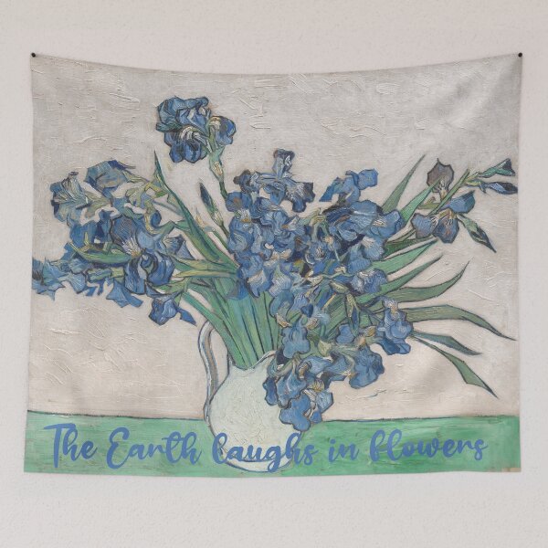 Item preview, The Earth Laughs In Flowers. Irises.  designed and sold by luvmhykdesigns.