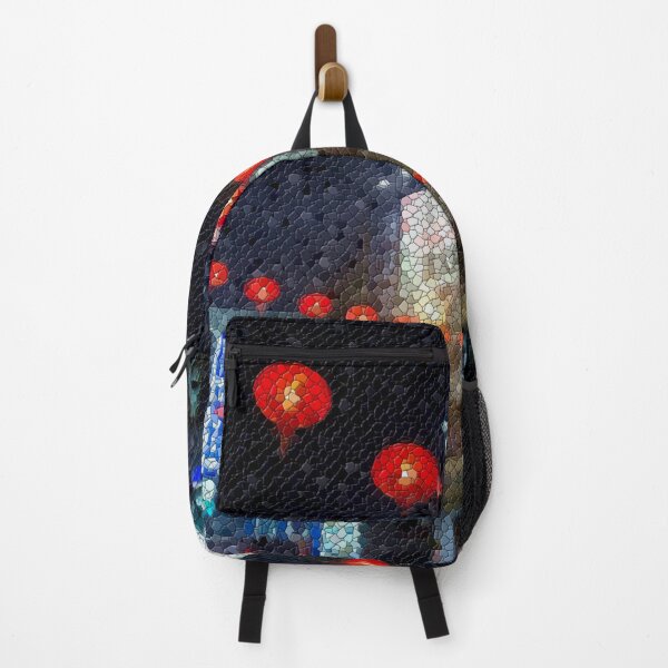 Item preview, City Lanterns Night Hues Mosaic designed and sold by viqysarthouse.
