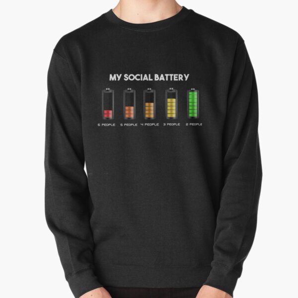 my social battery sweatshirt