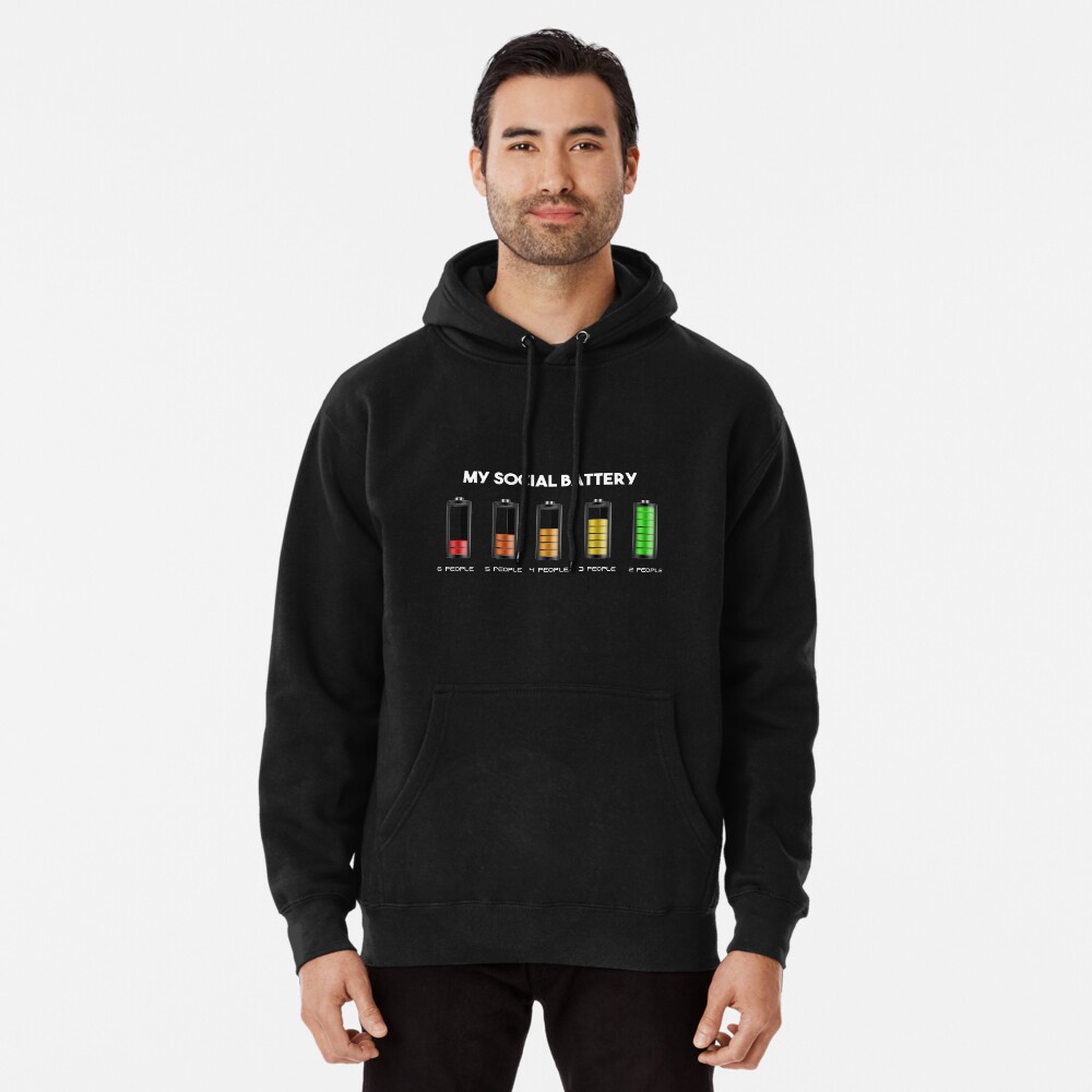 my social battery sweatshirt