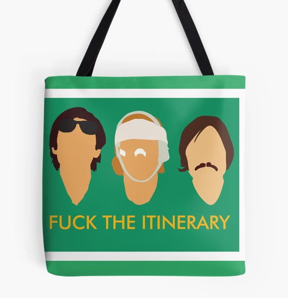 Buy Tote Bag: Darjeeling Limited Inspired Pattern Wes Anderson Online in  India 