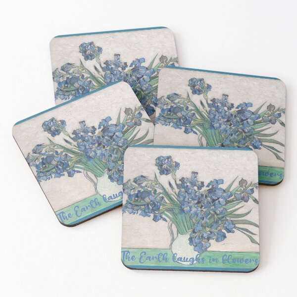 Item preview, The Earth Laughs In Flowers. Irises.  designed and sold by luvmhykdesigns.