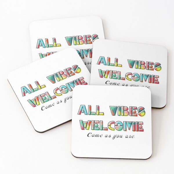 Item preview, All Vibes Welcome Multi designed and sold by BekahsDoodles.