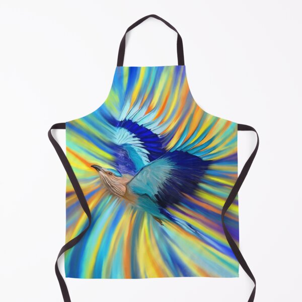 Item preview, Indian Roller Bird Vortex Sky Painting designed and sold by Deborah Camp.
