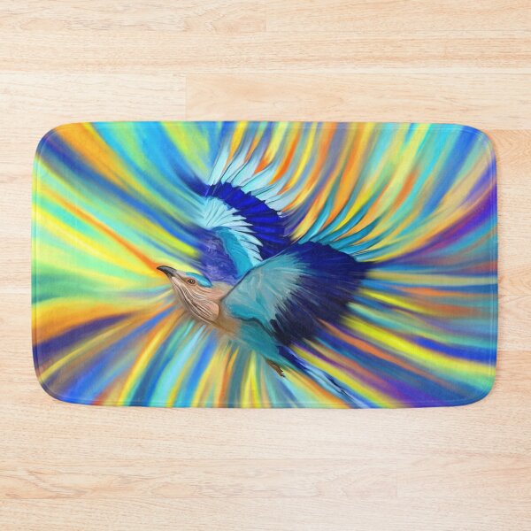 Item preview, Indian Roller Bird Vortex Sky Painting designed and sold by Deborah Camp.
