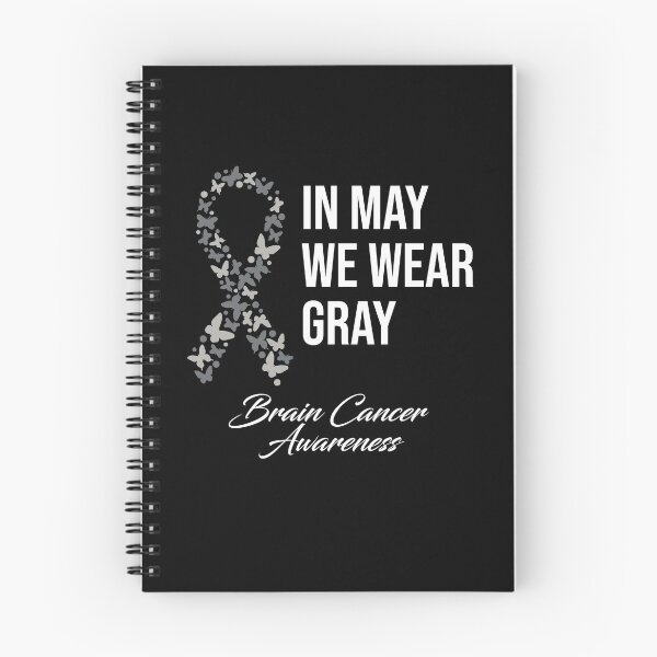 Item preview, In May We Wear Gray Brain Cancer Awareness Ribbon Butterflies designed and sold by RedQuality.