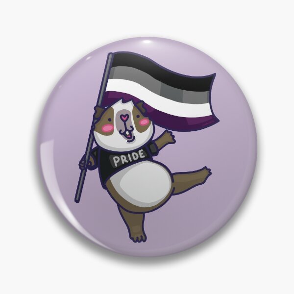 Item preview, Guinea Pig Pride: Asexual designed and sold by Pigapalooza.