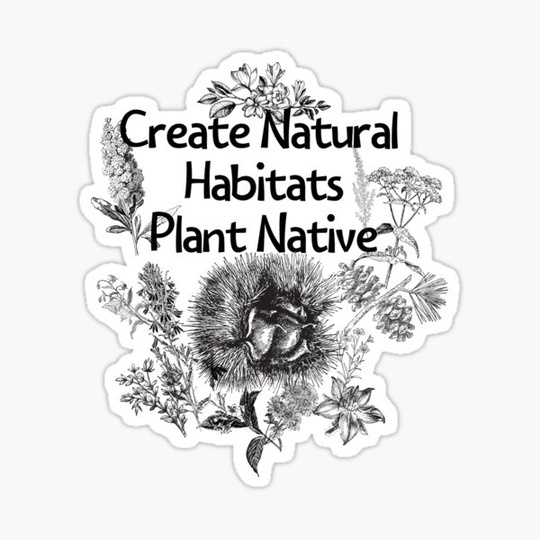 Item preview, Create Natural Habitats Plant Native Pollinator Garden Design designed and sold by EarthArtDesigns.