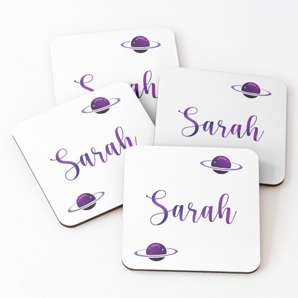 Item preview, (DM BEFORE ORDERING) CUSTOMISABLE Galaxy themed Sarah sticker (+ xtra planets) designed and sold by Pbanjelly.