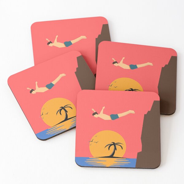 Item preview, Jumping into the Water and Sunset Cliff designed and sold by Schka.
