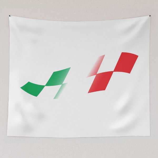 Item preview, Checked - Italian Flag Fade designed and sold by abarthshop.