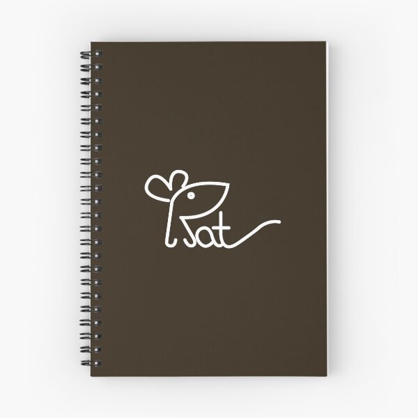 Item preview, Rat Minimalist Text Art Typography designed and sold by zachsymartsy.