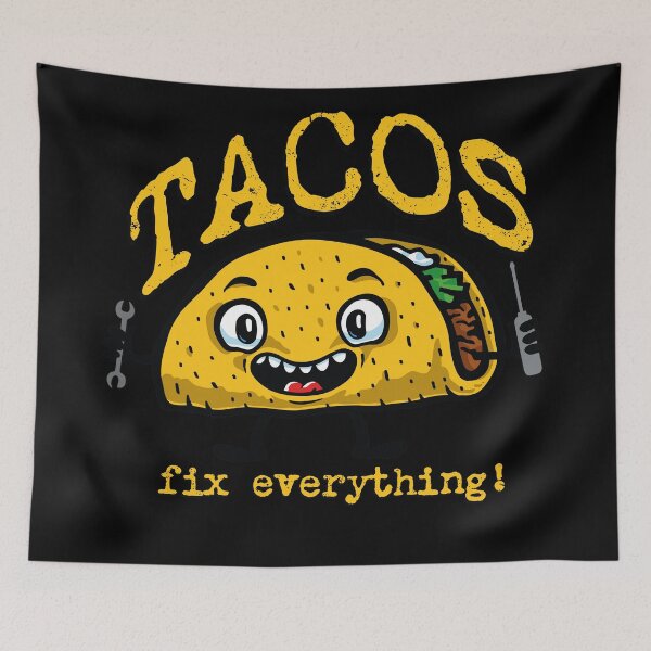 Item preview, Tacos Fix Everything designed and sold by Warrior Veteran Clothing.