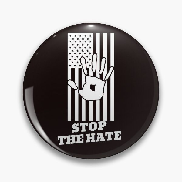 Item preview, Stop The Hate Hand Print American Flag designed and sold by davestees506.