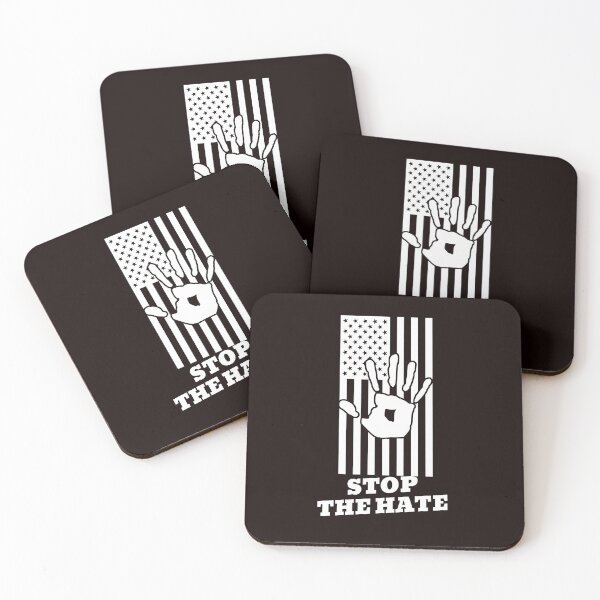 Item preview, Stop The Hate Hand Print American Flag designed and sold by davestees506.